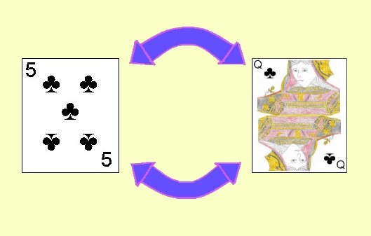 Cuckoo variations include reverse swaps if the swapped player holds a Queen