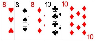 Five card combination - Full House