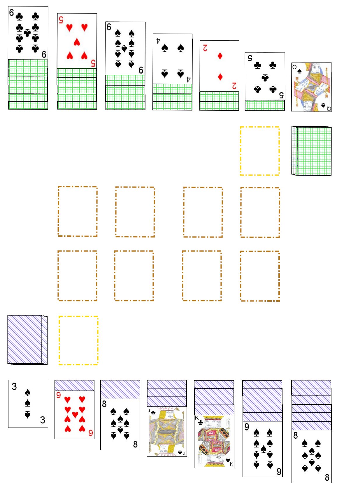 double klondike solitaire game