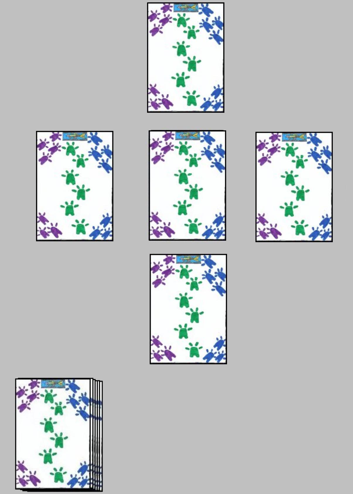 Kings Corner Solitaire layout