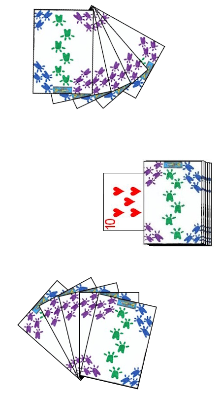 Example initial deal in Chouine