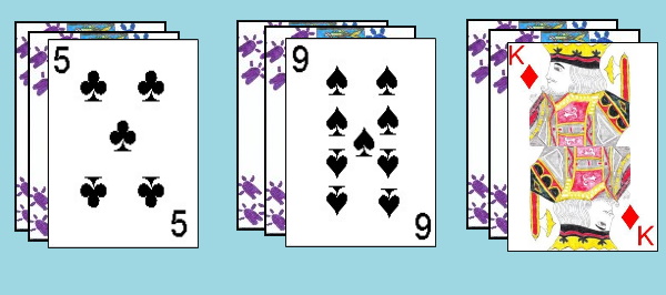 Example dummy hand in two-player 200