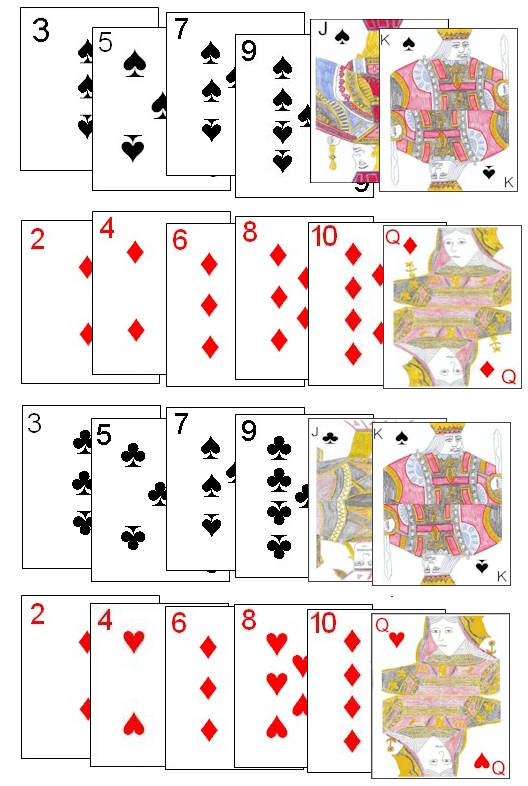 Special melds in Iceberg Rummy