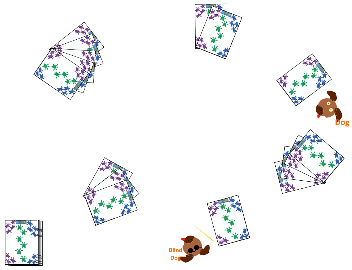 A game of Ladder Whist in progress