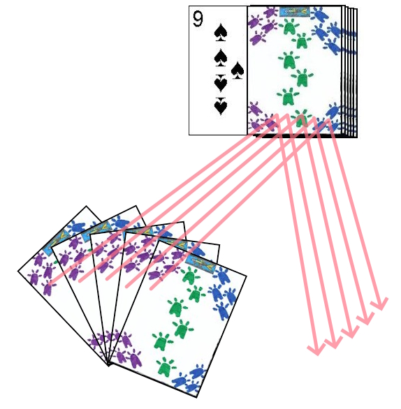 Players can exchange up to five cards in Muushig