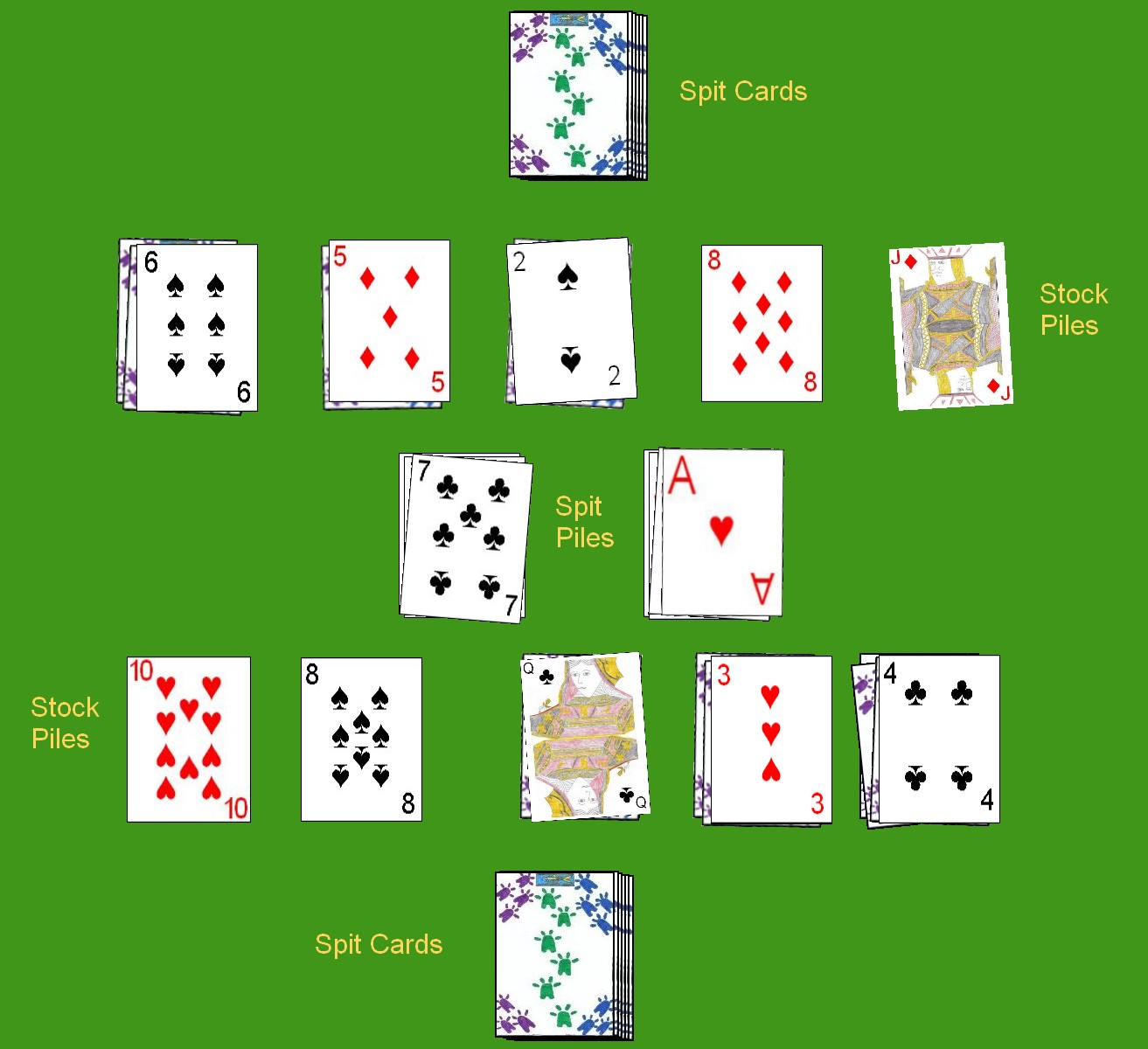 How to play Spit! #fungamestoplay #cardgames #spit